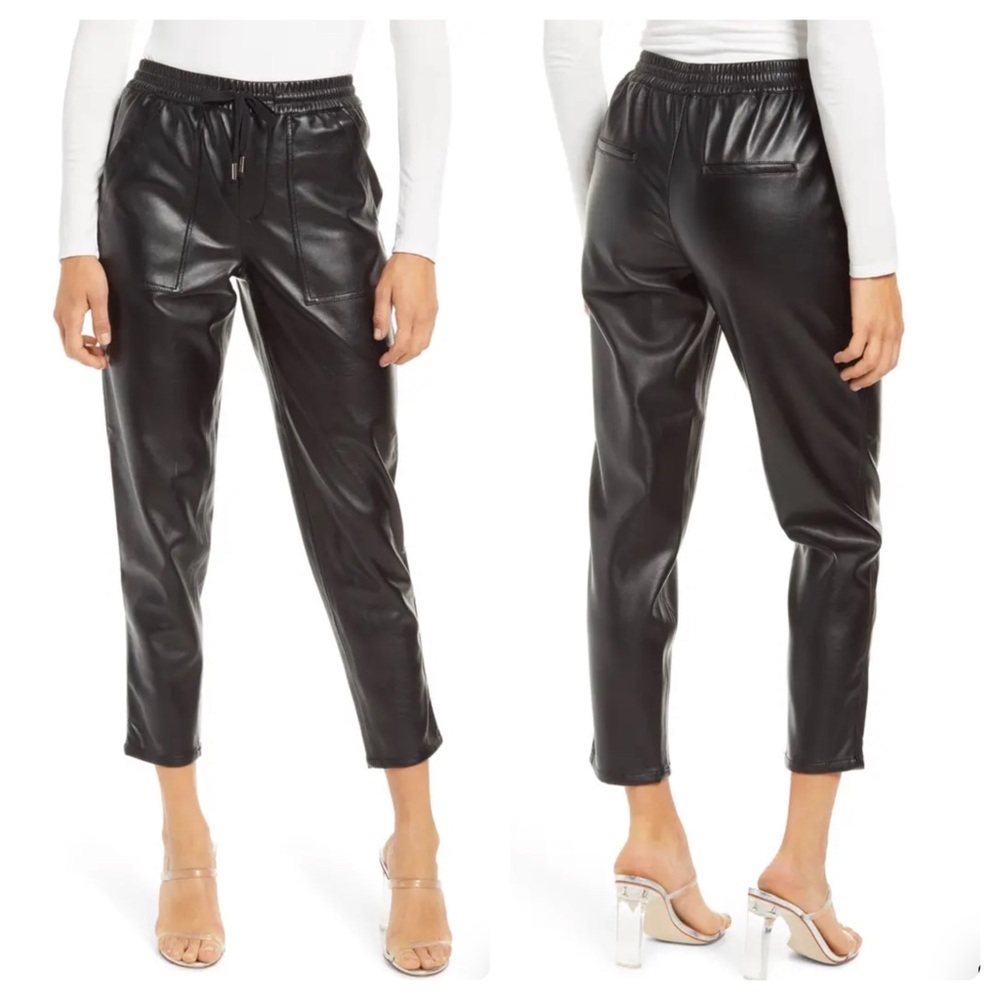 Blank NYC No Guidance Vegan Faux Leather Ankle Pants